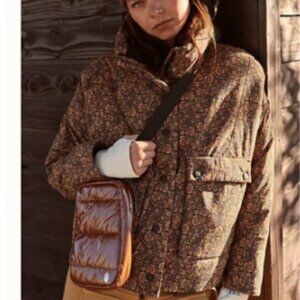 Free People  Phoebe packable puffer jacket in toasted coconut